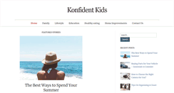 Desktop Screenshot of konfidentkids.com.au